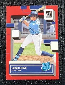 Josh Lowe 2022 Donruss Rated Rookie Red /2022 Rays - Picture 1 of 2
