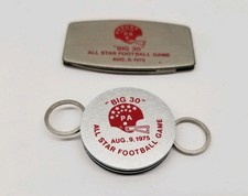 1975 Big 30 All Star game Zippo key chain and knife Bradford Pa