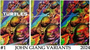 TEENAGE MUTANT NINJA TURTLES #1 (2024)- JOHN GIANG EXCLUSIVE VARIANT SET - Picture 1 of 7