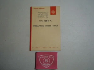 GENERAL RADIO TYPE 1264-A MODULATING POWER SUPPLY OPERATING INSTRUCTIONS - Picture 1 of 5