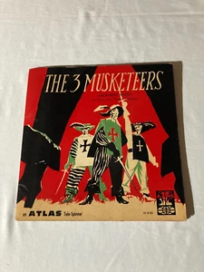 THE 3 MUSKETEERS HARDY ATLAS THEATRE COMPANY WITH SCRIPT MONO LP~Vinyl NM * - Picture 1 of 1