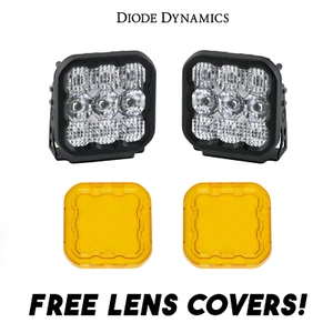 Diode Dynamics SS5 Sport LED Combo Light Kit w/ Multi Backlight Colors & Covers - Picture 1 of 9