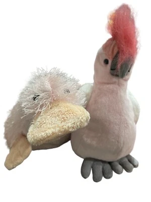 Ganz Webkinz Pink Cockatoo Bird /PinkGoogles Plush Stuffed Animal Lot No Code - Image 1 of 4