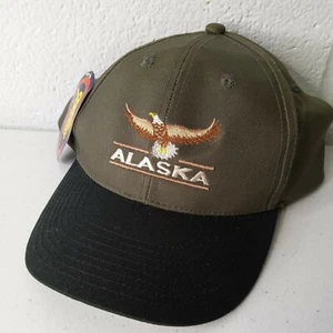 Alaska Bald Eagle Snap Back Tongass Mens Baseball Cap Hat Embroidered Nature NWT - Picture 1 of 10