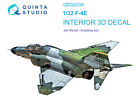 Quinta Studio 1/32 F-4E Drukowane 3D i kolorowe wnętrze na...