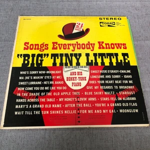 Big Tiny Little - Songs Everybody Knows 12" Vinyl LP 33 RPM Coral Jazz Country - Picture 1 of 4