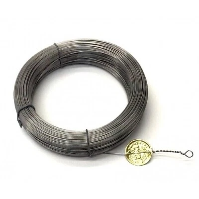 1 metro Corda per pianoforte in acciaio 0,65 mm made in Germany accessor - Immagine 1 di 1