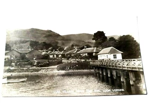 RPPC Luss Village Loch Lomond vom Pier 1930er Jahre - Bild 1 von 4