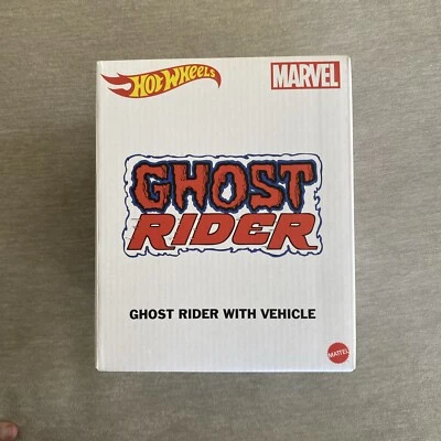 SDCC 2022 Mattel Hot Wheels Marvel Ghost Rider & Motorcycle Diecast MIB Rare - Image 1 of 4