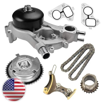 Timing Chain Kit Water Pump VVT For SAAB Buick Cadillac 9-7X Lacrosse CTS V8 6.0 - Image 1 of 4