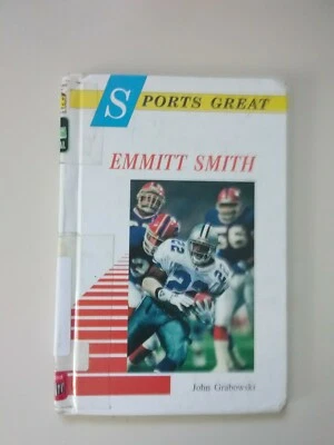 Emmitt Smith (Sports Great Books) by John F. Grabowski HARDCOVER EX-LIBRARY - Image 1 of 4