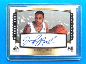 SP GAME USED 2004 05  JAMEER NELSON ROOKIE EXCLUSIVE AUTO RC  *006/199* - Picture 1 of 2