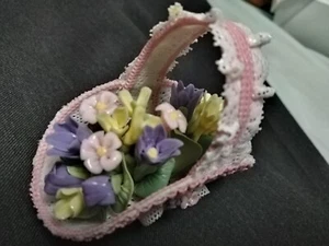 lladro flower basket 1987 retired - Picture 1 of 21