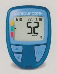 New: Contour Care Blood Glucose Meter Mmol / L Plus Test Strips New+ Boxed V Fh - Zdjęcie 1 z 4