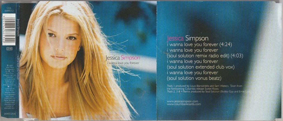 Jessica Simpson - I Wanna Love You Forever (4 Track Maxi CD) - Bild 1 von 1
