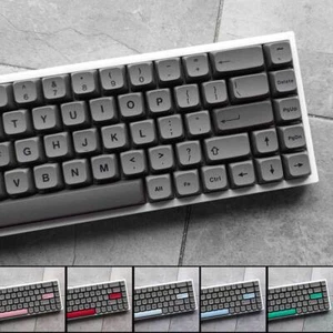 Gray Black PBT Keycaps Set XDA 133 keys Multi-clolors for Cherry MX Keyboards - Picture 1 of 14