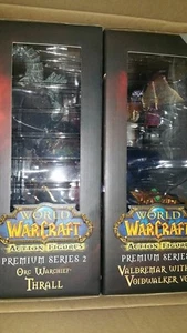 World of WarCraft Premium Series 2 Figure WARCHIEF THRALL+WARLOCK DC Unlimited - Picture 1 of 2
