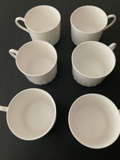 New Listing6 x Wedgwood Colosseum Bicentenary Cups white 1998