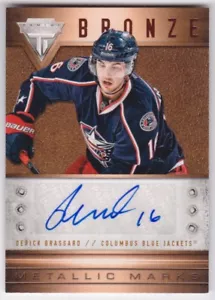 2012/13 TITANIUM DERICK BRASSARD BRONZE AUTO AUTOGRAPH CARD #19 - Picture 1 of 2
