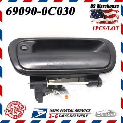 适用于丰田 Tundra 2000 - 2006 2005 尾门手柄纹理皮卡车全新黑色 — 第 1/4 张图片