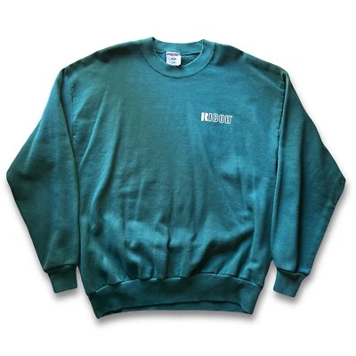 Ricoh Japón Cámara Pullover Cuello Redondo Suéter Para Hombres Extra Grande Verde Jerzees Foto 1 de 4