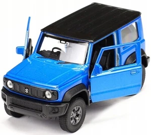 WELLY DieCast 1:34-39 SUZUKI JIMNY BLUE New Model Car Metal in Box Scale 1/34 - Picture 1 of 8