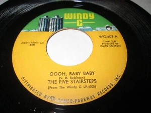 THE FIVE STAIRSTEPS THE GIRL I LOVE 45 7" VINYL NM US WINDY C HEAR NORTHERN SOUL - Foto 1 di 2