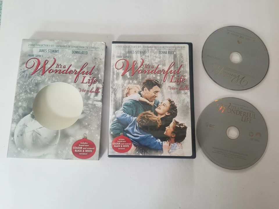Its a Wonderful Life (DVD, 2 Disc, 2007) Slipcover Included - Image 1 of 1