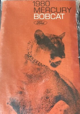 Mercury Bobcat 1980 manual del propietario guía del usuario libro de referencia del operador Foto 1 de 2