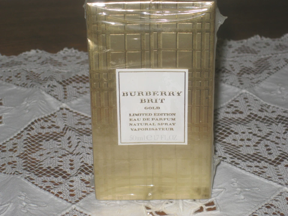 NOS BURBERRY BRIT GOLD Edición Limitada Eau De Parfum (50 ml - 1,7 fl. OZ.) Foto 1 de 4
