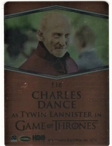 Juego de Tronos 2021 Expresiones de Aniversario de Hierro Metal - Charles Dance Tywin L - Imagen 1 de 2