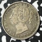 Lot de 20 cents 1882-H Terre-Neuve #DS409 argent !