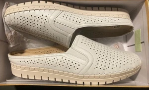 Bella Vita Damen Refresh Sneaker Pantolette Weiß Leder 11 X-Weit. Neu. - Bild 1 von 3