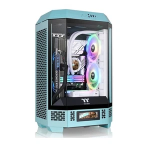 Thermaltake Case Micro Tower 300 Turquoise Turchese con Vetro Temperato - Foto 1 di 6
