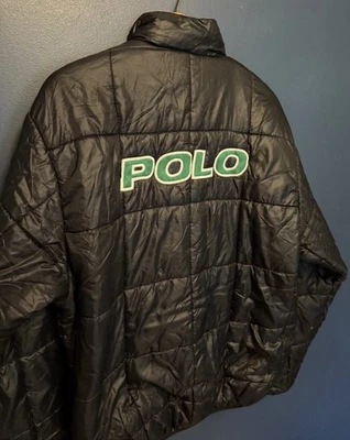 Chaqueta acolchada reversible Polo Sport Ralph Lauren vintage años 90 talla XL extra grande Foto 1 de 4