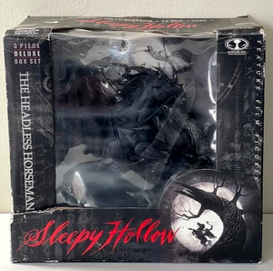 McFarlane SLEEPY HOLLOW THE HEADLESS HORSEMAN 3 piece Deluxe Box Set 1999 - Picture 1 of 9