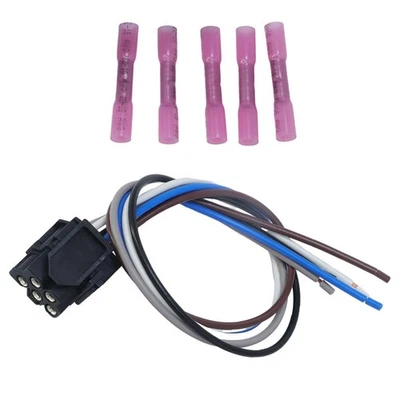 Connector Kit Blower Resistor HVAC Fan Adapter Plastic Construction 1 Set - Image 1 of 4
