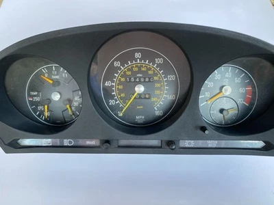 Medidores de painel de instrumentos Mercedes-Benz 72-80 W116 R107 em ótimo estado - Imagem 1 de 4