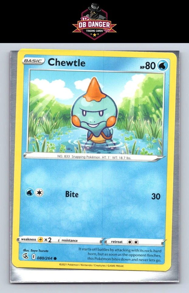 SWSH08: Fusion Strike #080/264 Chewtle - Image 1 of 1