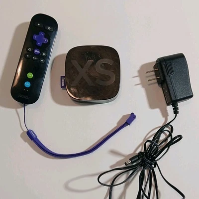 Roku 2 XS (2-го поколения) черный медиастример модель 3100X протестирован и работает  - Изображение 1 из 4