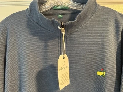 ⛳️  NWT! Masters Classics Micro Ribbed 1/4 Zip Pullover size 3XL - Image 1 of 4