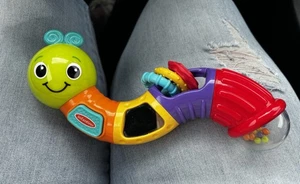 Infantino Topsy Turvy Twist and Play Caterpillar Rattle - Picture 1 of 3