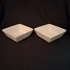2 Pampered Chef Simple Additions 7.25” Square Vegetable Serving Bowls #2 - Picture 1 of 12