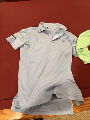 RARE Scotty Cameron Circle T Tour Rat Peter Millar Men’s Golf Polo Medium — 第 1/4 张图片