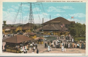 KENNYWOOD PARK~AIRPLANE RIDE,REFRESHMENTS,AMUSEMENT CENTER-PITTSBURGH,PA 1931 - Picture 1 of 1