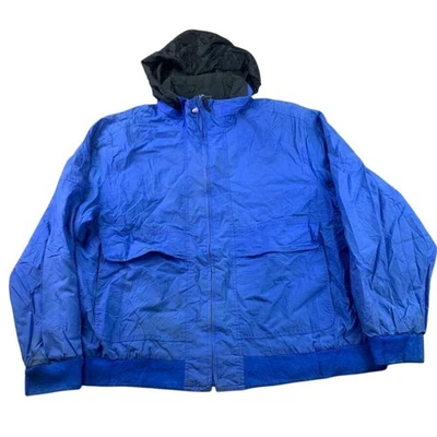 Chaqueta cortavientos McGregor Anti-brisa azul cremallera completa pista nailon de colección para hombre XL Foto 1 de 4