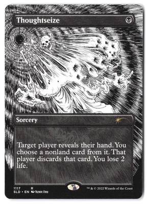 Thoughtseize (Borderless) 1117 SLD MTG NM - Image 1 of 2