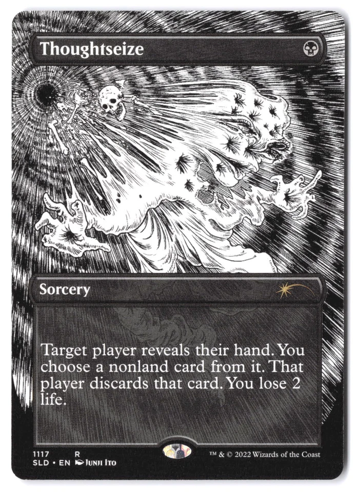 Thoughtseize (Borderless) 1117 SLD MTG NM - Image 1 of 2