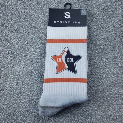 Calcetines Strideline Youth blancos talla XS (Y11-2) LIL DBL ** con enganches Foto 1 de 4