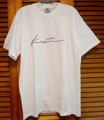 Camiseta blanca para hombre, Pro Champ, algodón, peso pesado, Karl Kani??? Talla L Foto 1 de 4